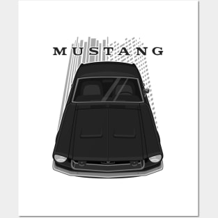 Ford Mustang Fastback 1968 - Black Posters and Art